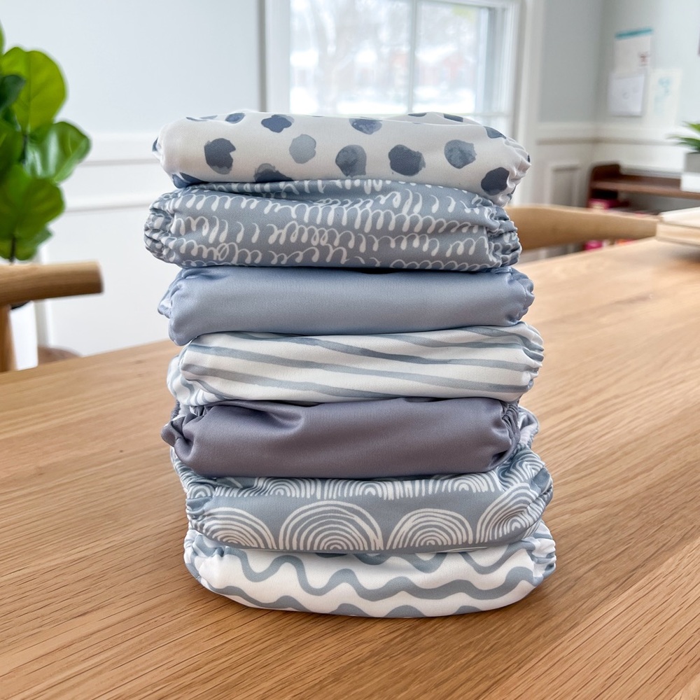 Nora’s Nursery Something Blue Cloth Diaper Set
